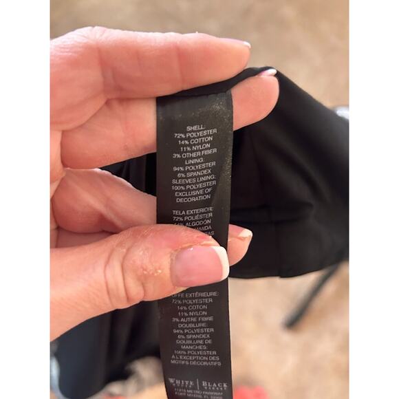 White House Black Market Cropped Tweed Blazer Size 0 - Picture 7 of 8